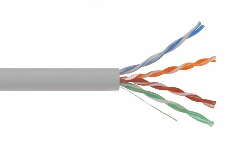 Кабель витая пара ITK LC1-C5E04-121 U/UTP, кат.5E, 4х2х24AWG, solid ...