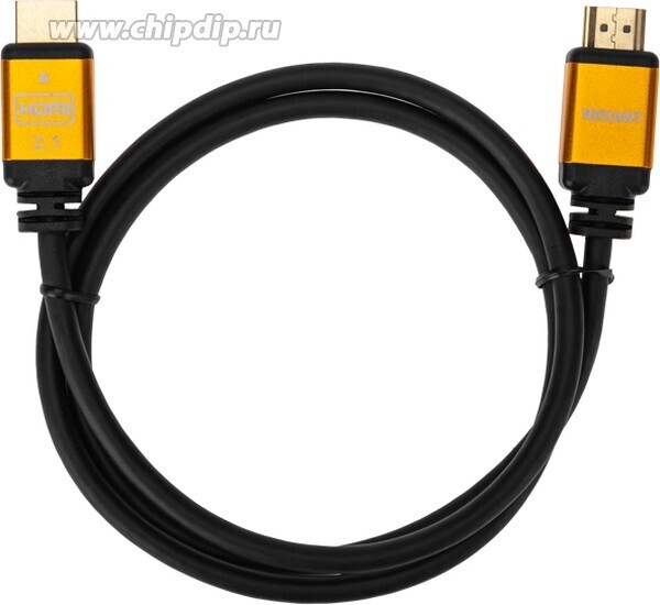 17-6002, Кабель HDMI - HDMI 2.1, длина 1м, Gold