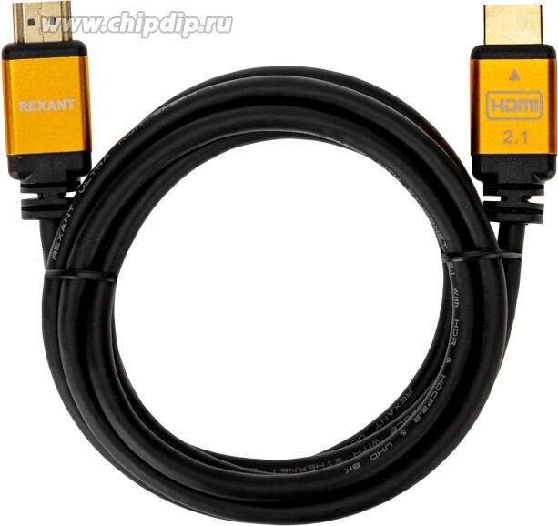 17-6005, Кабель HDMI - HDMI 2.1 длина 3 метра GOLD