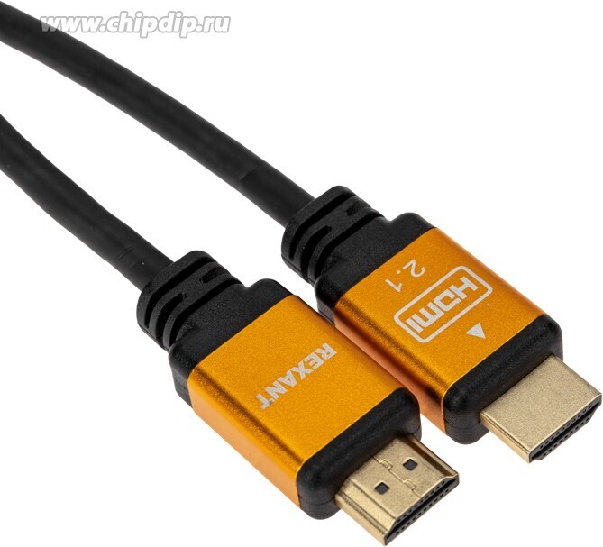 17-6005, Кабель HDMI - HDMI 2.1 длина 3 метра GOLD