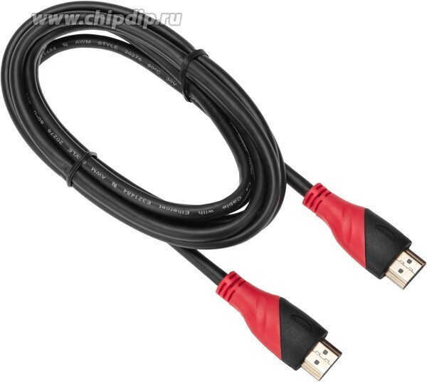 17-6204, Кабель HDMI - HDMI 1.4, 2м, Gold