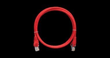 Патч-корд CAT 5e U/UTP LSZH красный 0.3м NMC-PC4UD55B-003-C-RD NIKOMAX