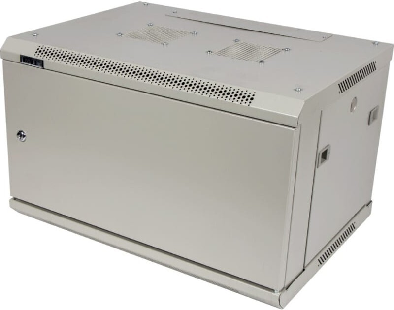Настенный шкаф Pro 15U 600×800 металлическая дверь, TWT-CBWPM-15U-6×8-GY