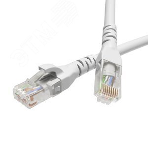 Патч-корд неэкранированный CAT5E U/UTP 4х2 LSZH белый 2м RN5EUU4520WH DKC