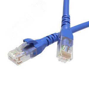Патч-корд неэкранированный CAT6 U/UTP 4х2 LSZH синий 2м RN6UU4520BL DKC