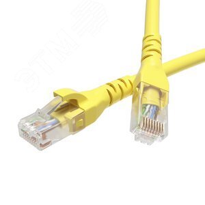 Патч-корд неэкранированный CAT6A U/UTP 4х2. LSZH. жёлтый. 5.0м RN6AUU4550YL DKC