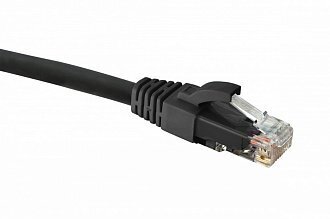 Патч-корд CAT6 U/UTP LSZH черный 5м 21D-U6-05BL Eurolan