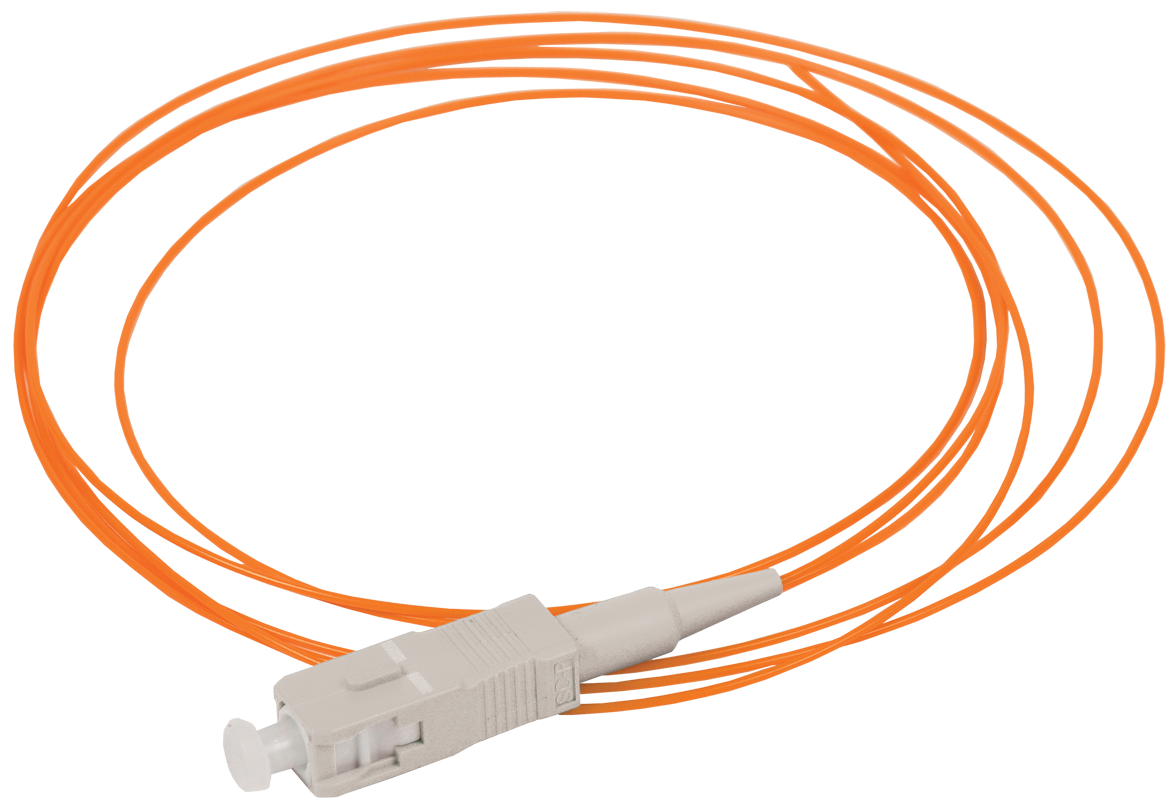 Пигтейл (шнур оптический коммутационный) монтажный (MM) 50/125 (OM2) SC/UPC LSZH 1.5м FPT50-SCU-C1L-1M5 ITK