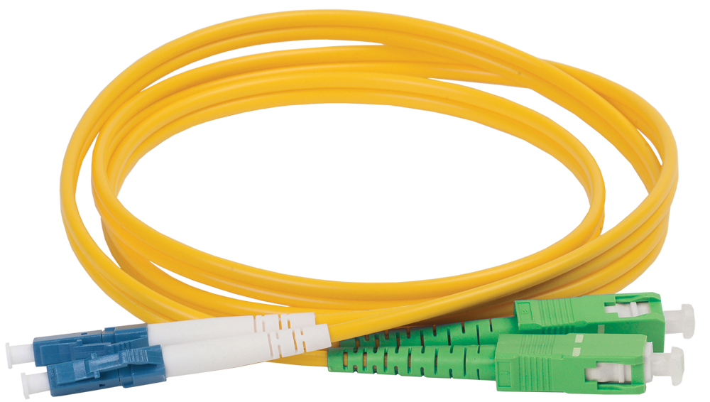 Патч-корд оптический 9/125 (OS2) SC/APC-LC/APC (Duplex) 20м FPC09-SCA-LCA-C2L-20M ITK