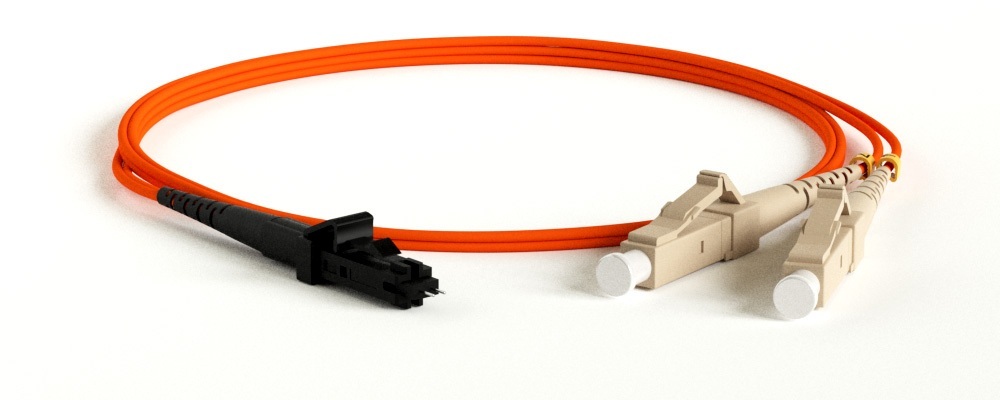 Hyperline FC-D2-50-LC/PR-MTRJM/PR-H-10M-LSZH-OR Патч-корд волоконно-оптический (шнур) MM 50/125, MTRJ(папа)-LC, 2.0 мм, duplex, LSZH, 10 м