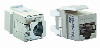 Mодуль Keystone категории 5e FTP 1xRJ45 T568A/B Silver Line совместим с Q-Tool 16B-F5-07SL Eurolan