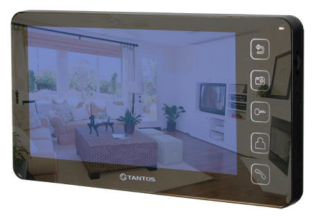 Монитор видеодомофона Tantos Prime SD (Mirror) black XL