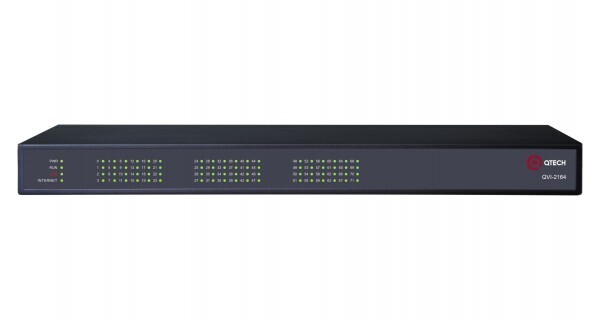 Голосовой шлюз, 64 порта FXS, 1 порт 10/100BASE-T LAN, 1 порт 10/100BASE-T WAN, 1 порт RS-232 (консоль), встроенный БП, 100-240В AC Qtech QVI-2164 v.3