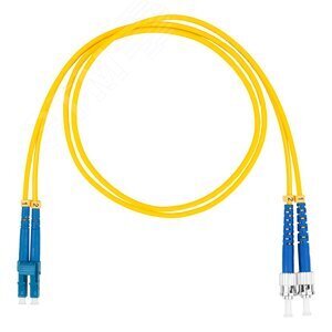 Патч-корд оптический, LC-ST, дуплекс (duplex) OS2, нг(А)-HF, желтый, 15 м DR-220348 Datarex