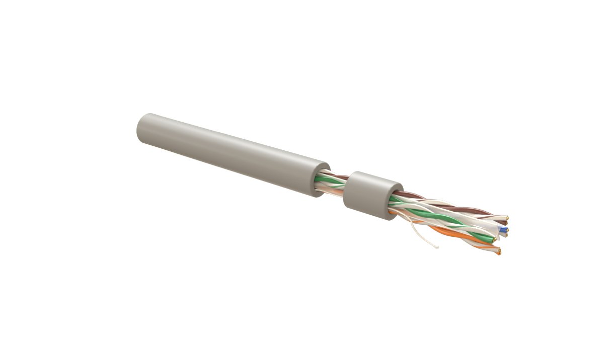 Кабель UUTP4R-C6A-S23-IN-LSZH-GY-305