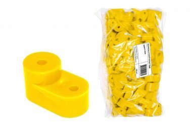 Изолятор угловой желтый (SQ0810-0004) (100 шт)