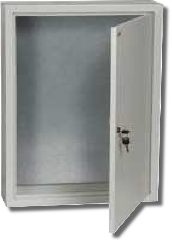 Корпус металлический ЩМП-6-0 1200х750х300 УХЛ3 IP31 с монтажной платой (YKM40-06-31)