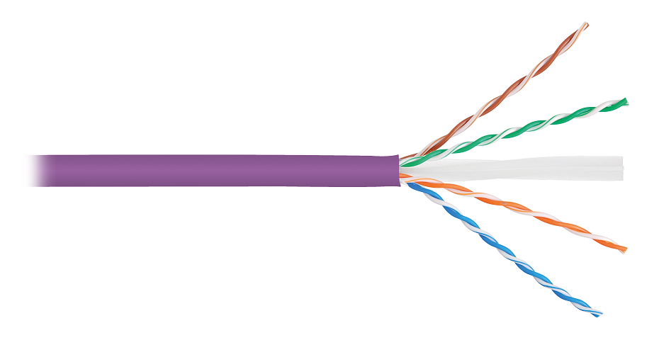 Кабель U/UTP 4pair, Cat6e, Patch, In, нг(A)-HF (NMC 1141C-VL)